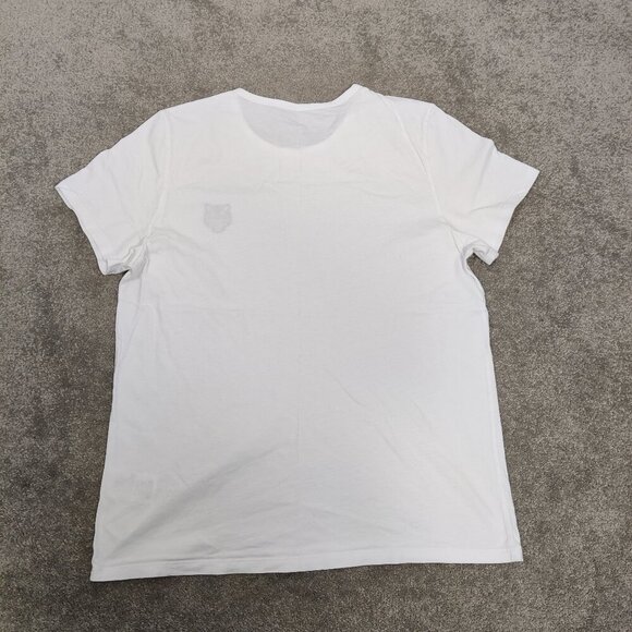 Segments White T-shirt Women's Size Large 100% Cotton Tiger Embroidery - Picture 8 of 8